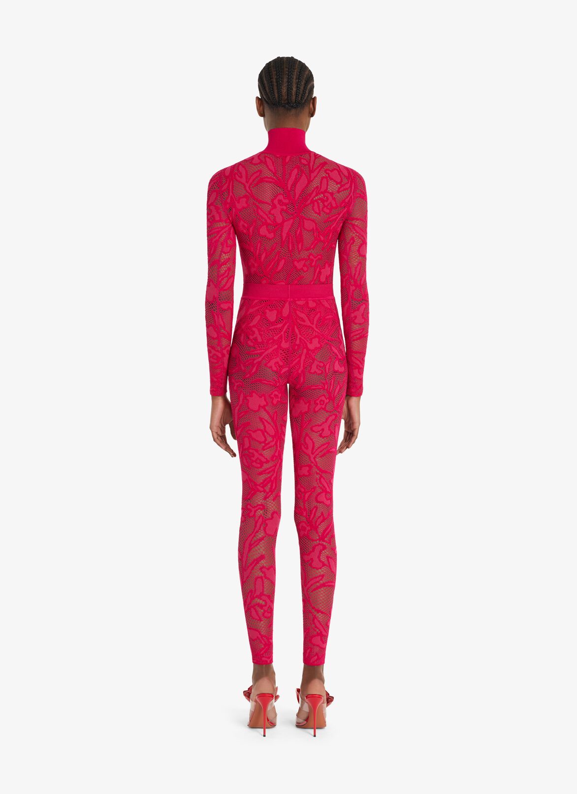 Lace Legging ALAÏA FUCHSIA LACE LEGGING